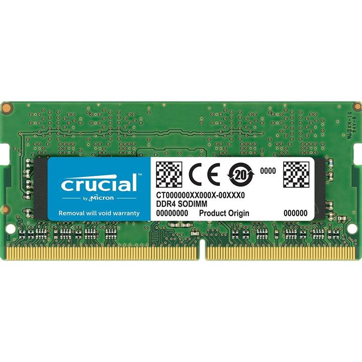 رم لپ تاپ DDR4 تک کاناله 2400 مگاهرتز CL17 کروشیال ظرفیت 16 گیگابایت Crucial DDR4 2400MHz CL17 Single Channel Laptop RAM - 16GB